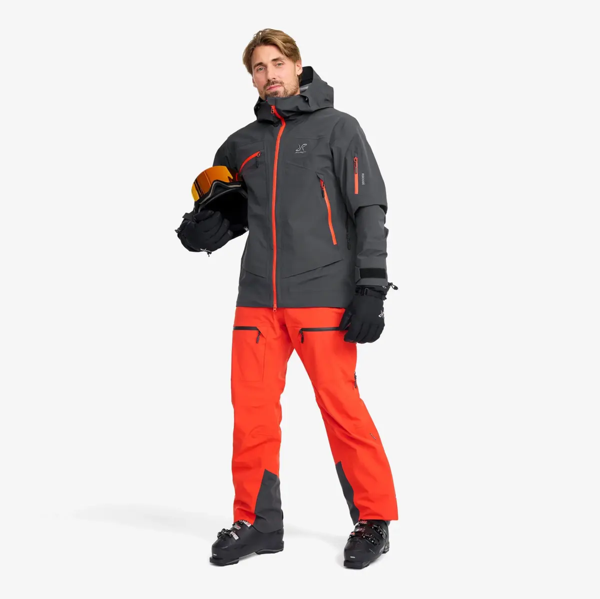 atlas 3l ski jas voor heren antraciet 2 - Atlas 3L ski-jas voor heren, antraciet